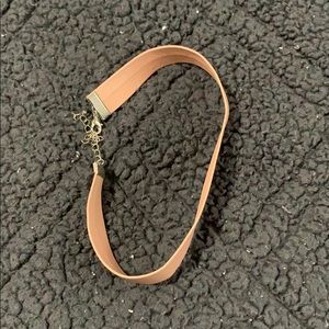 NWOT- blush pink choker necklace